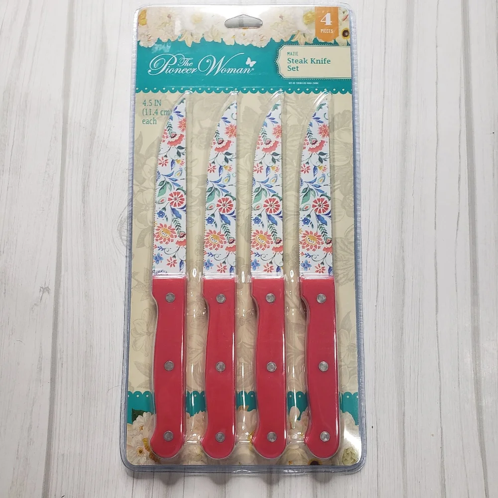 Pioneer Woman Mazie Steak Knife Set